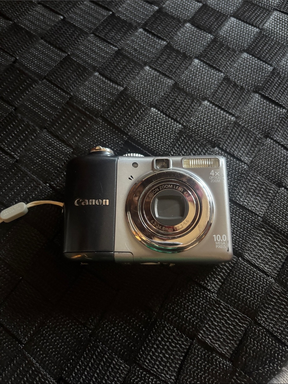 Canon Compact Point-and-Shoot Camera in Silver and Black